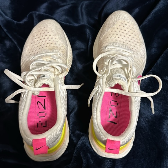 Nike Women's Reacts - Size 8.5 - Gently Used - White,Hot Pink,Neon Yellow-No Box - Picture 5 of 6